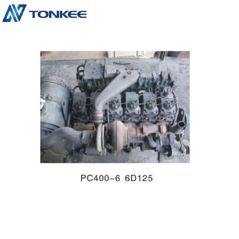 PC400-6 Excavator diesel engine 6D125 Engine assy KOMATSU Complete engine