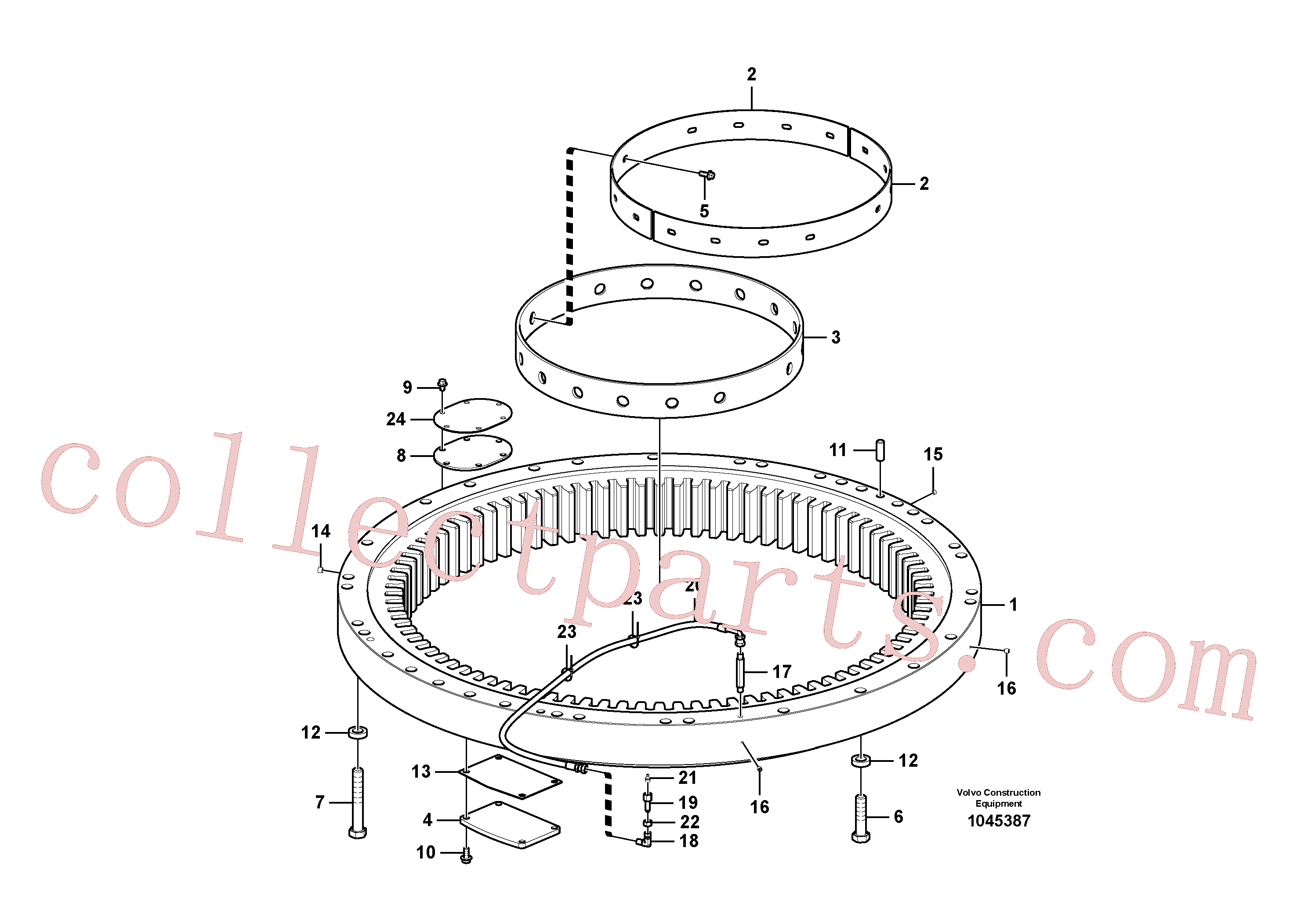 VOE14024653 for Volvo Swing system(1045387 assembly)