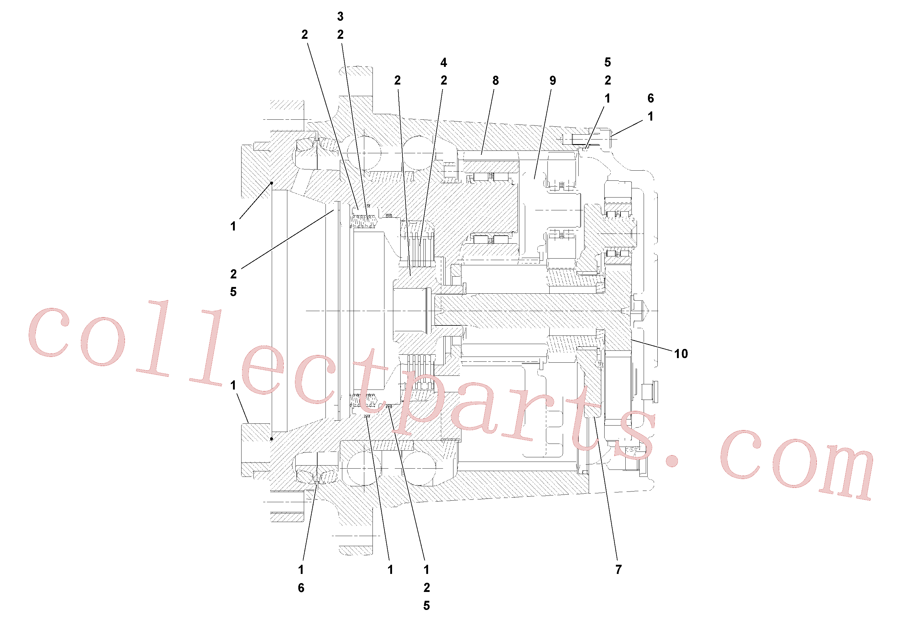 VOE11707947 for Volvo Planetary drive(1052017 assembly)