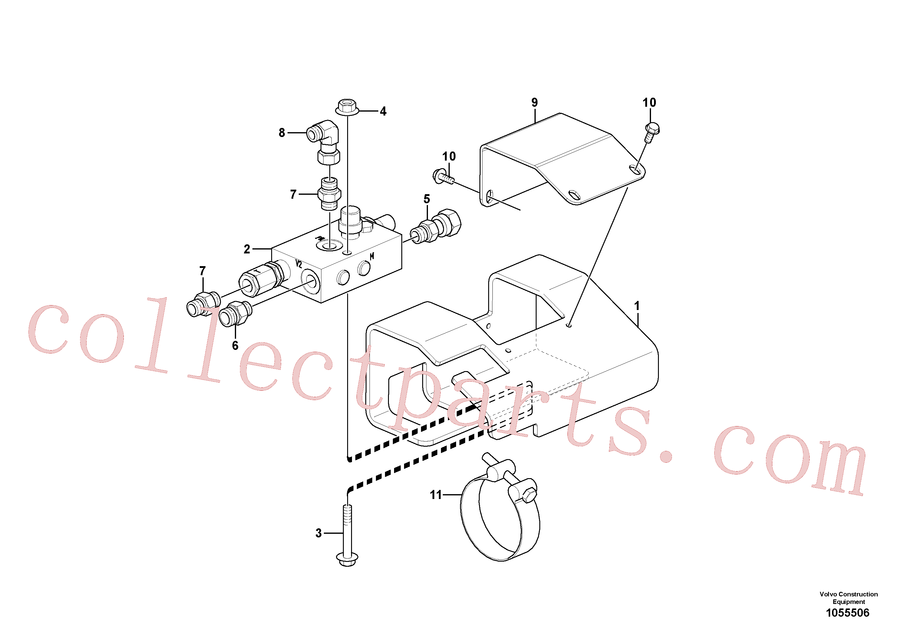 VOE11803544 for Volvo Safety valve ( dipper arm cylinder )(1055506 assembly)