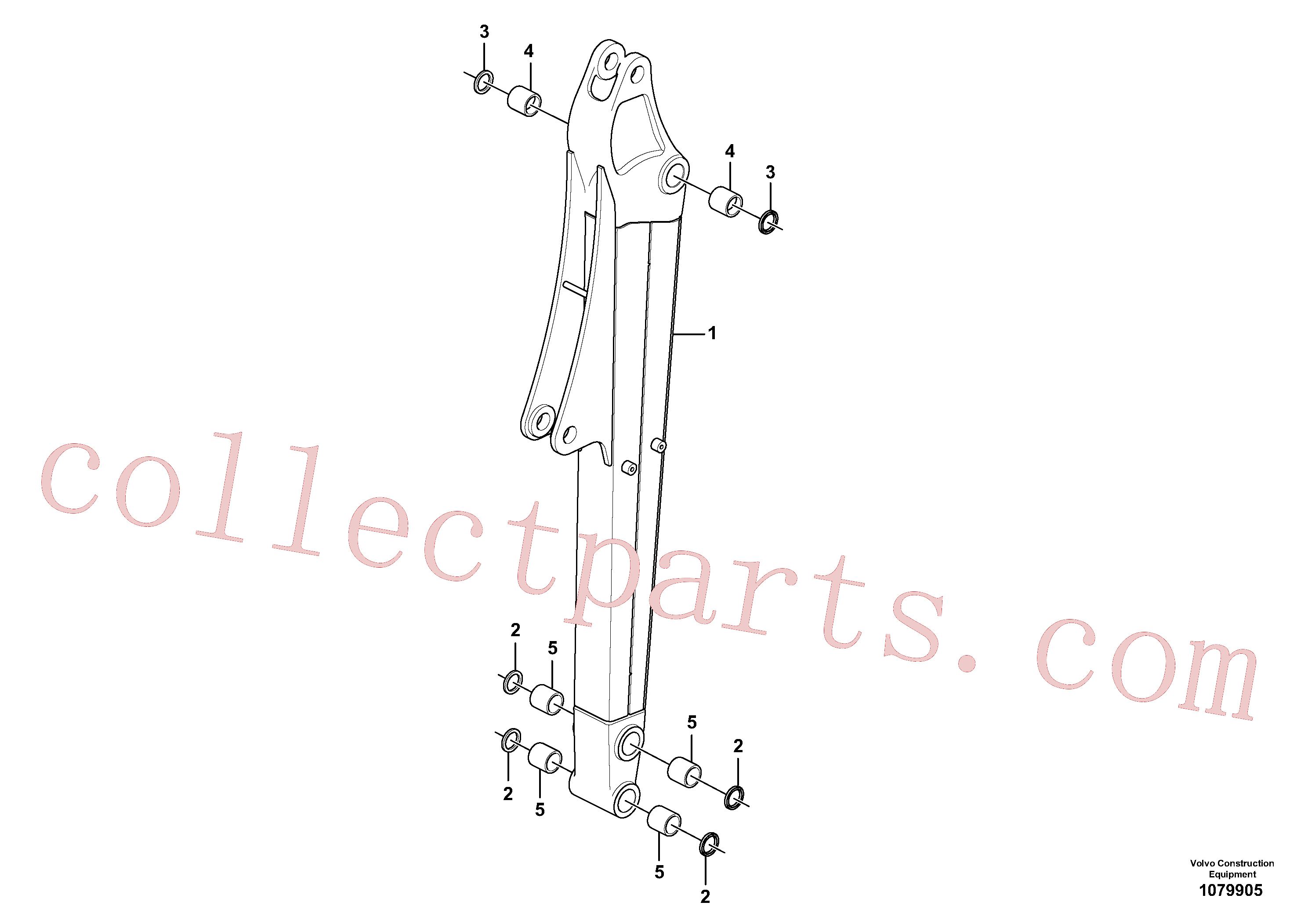 PJ6140031 for Volvo Dipper arm(1079905 assembly)