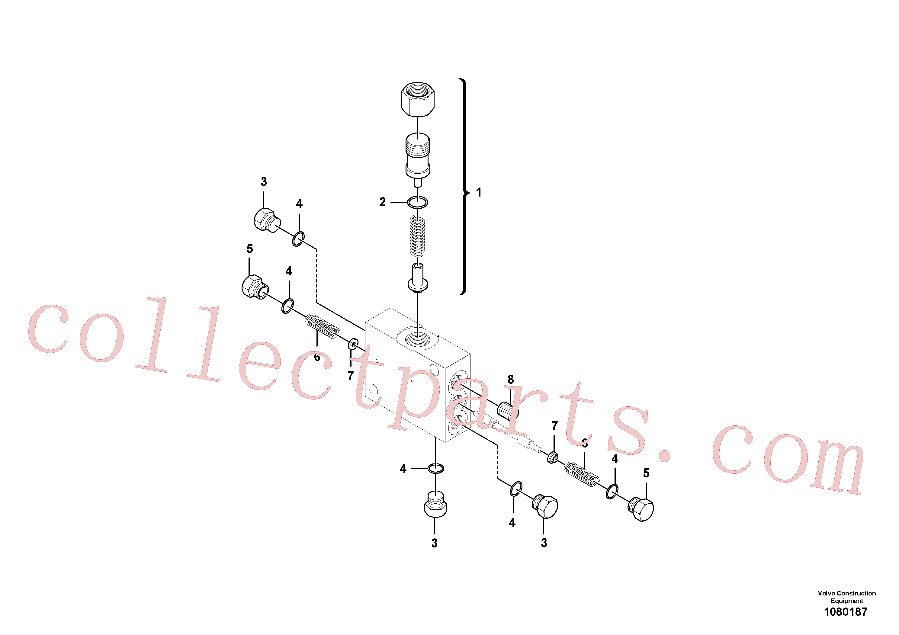RM59933622 for Volvo Loop Flushing Valve Assembly(1080187 assembly)