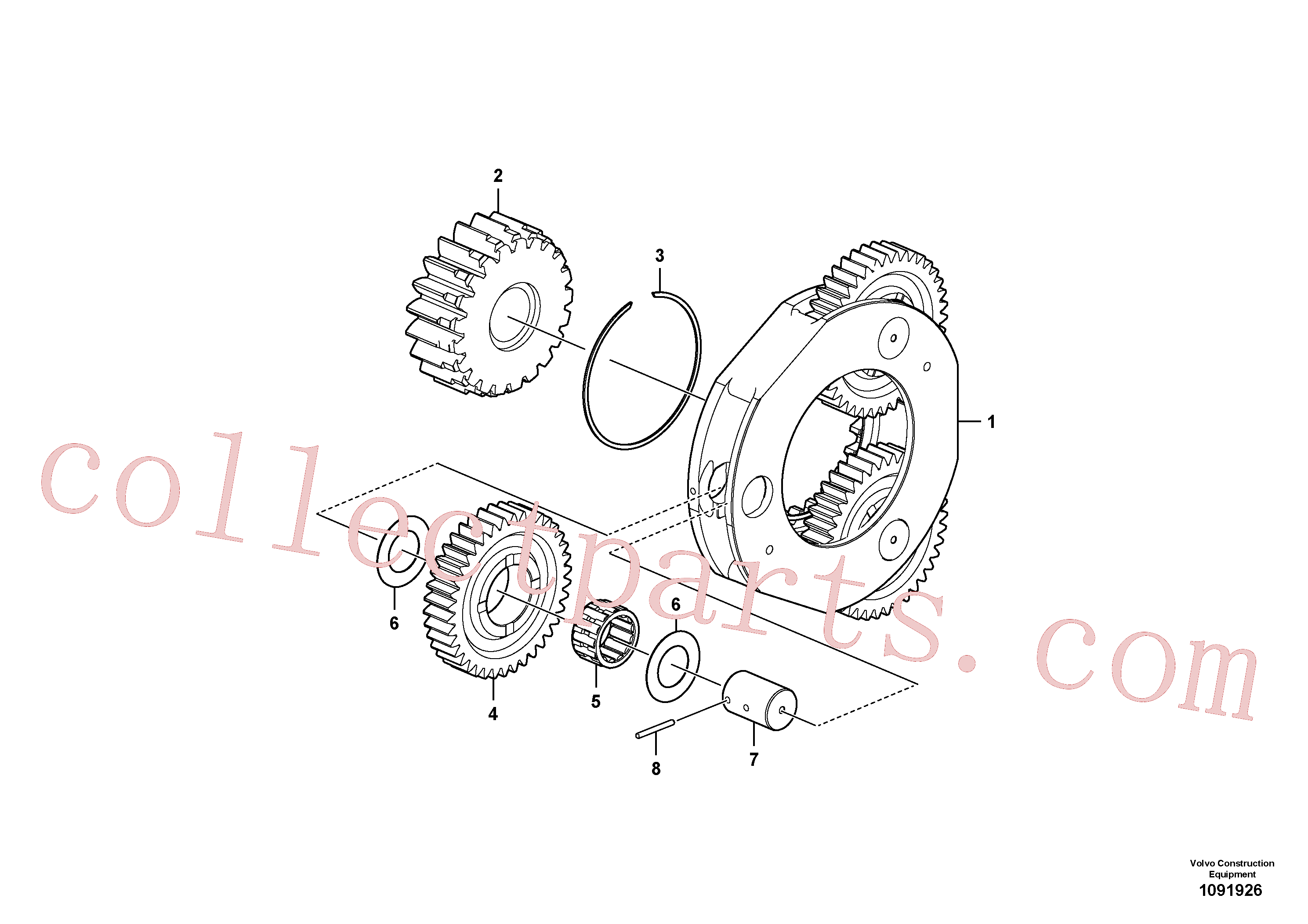 VOE14620663 for Volvo Planet Carrier(1091926 assembly)