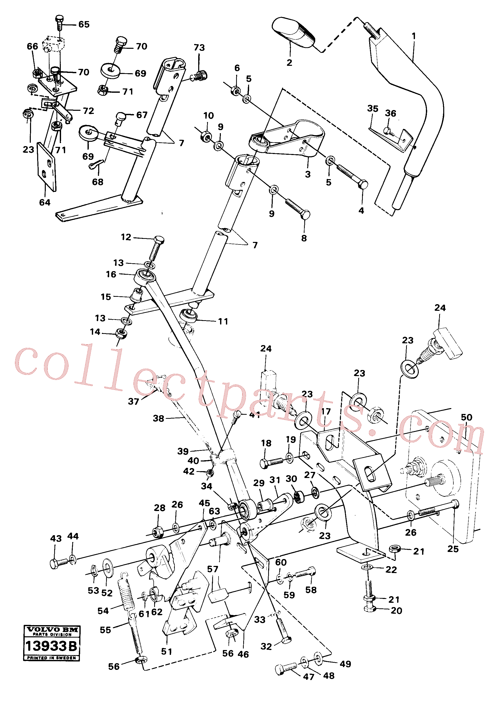 VOE961170 for Volvo Range selector controls(13933B assembly)