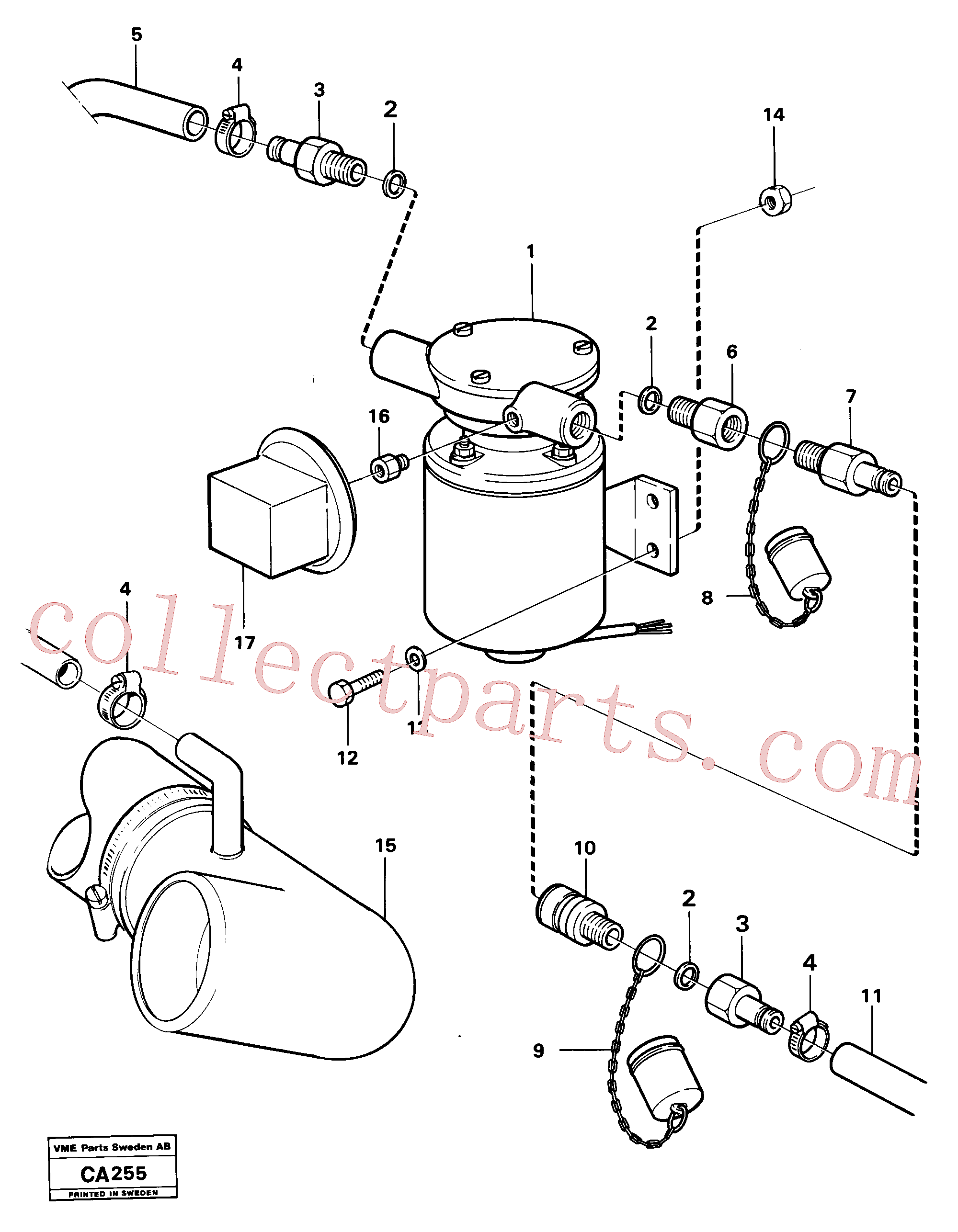 VOE11147580 for Volvo Refuelling pump(CA255 assembly)