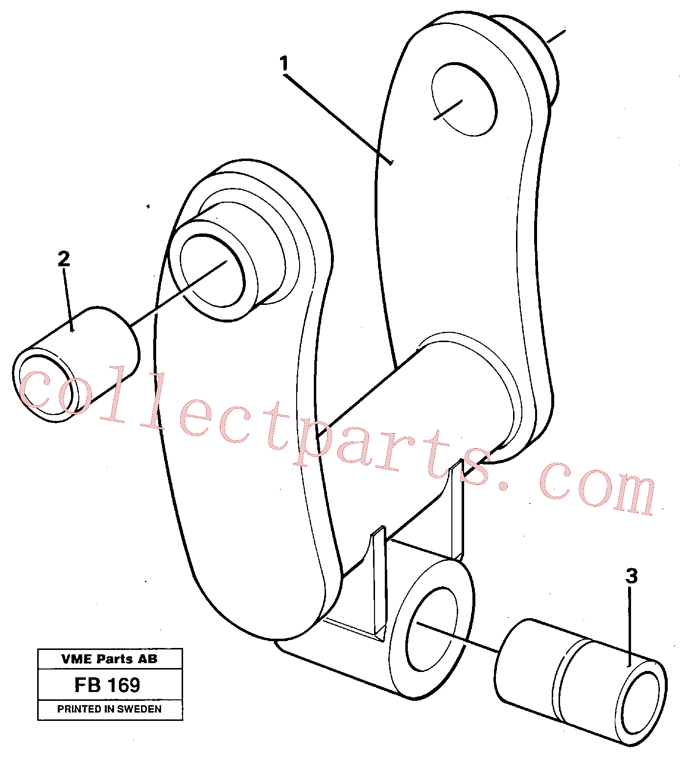 VOE14058304 for Volvo Grab link(FB169 assembly)
