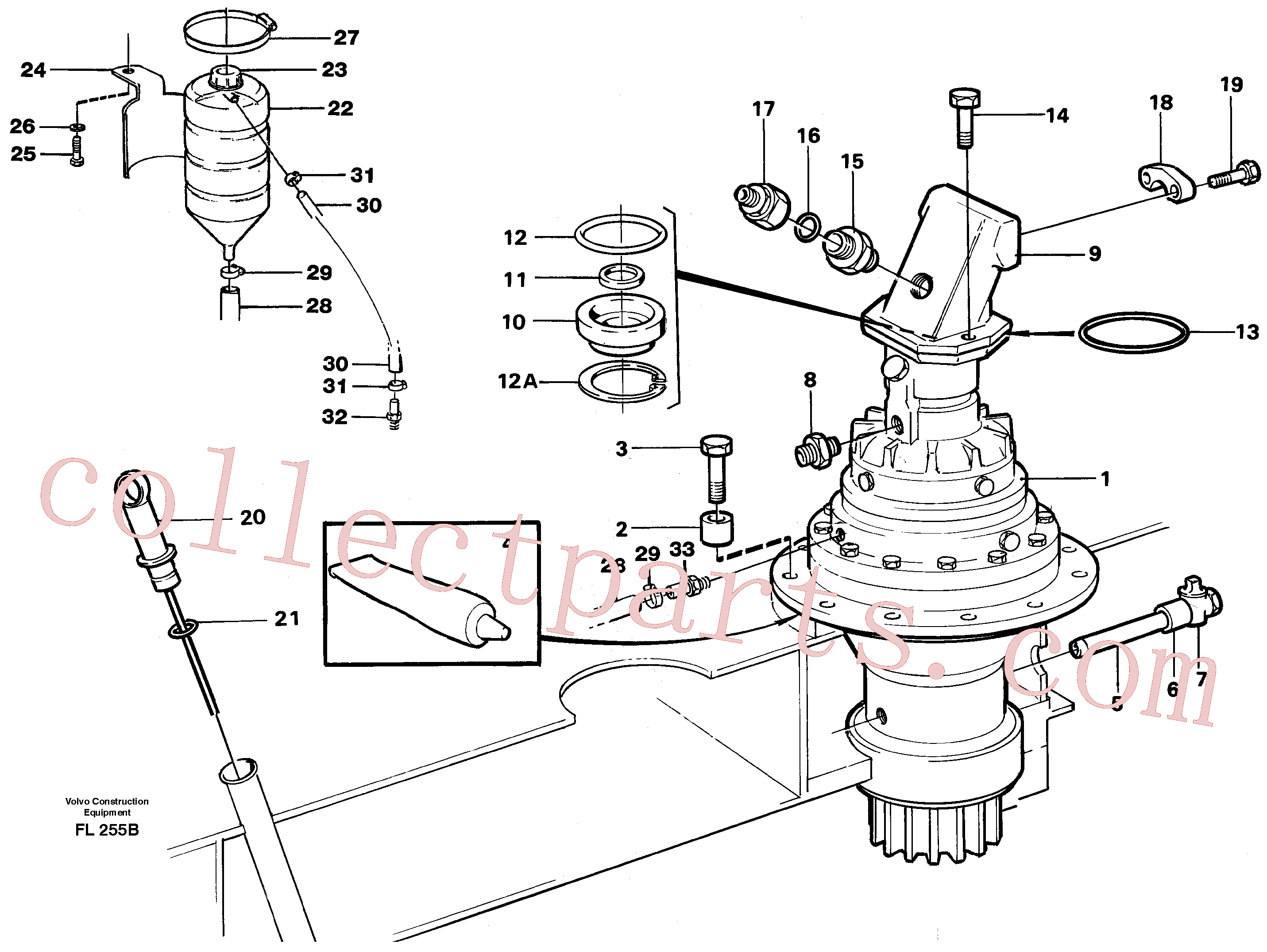 VOE14237417 for Volvo Superstructure with slew transmission(FL255B assembly)