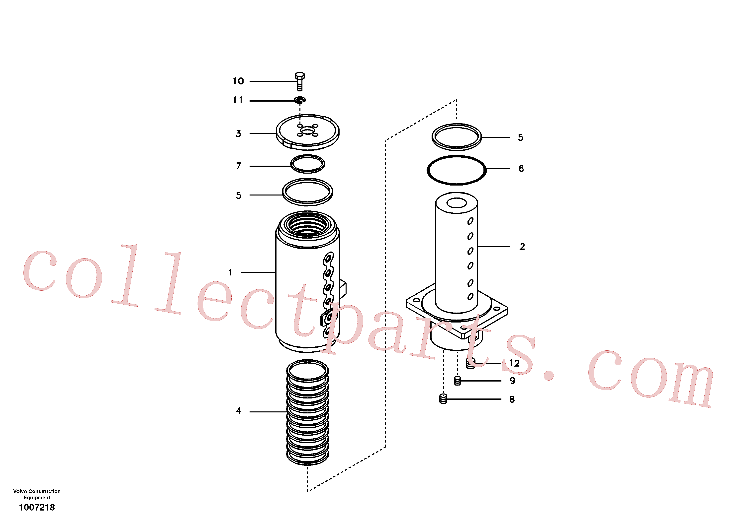 SA9511-22140 for Volvo Turning joint(1007218 assembly)