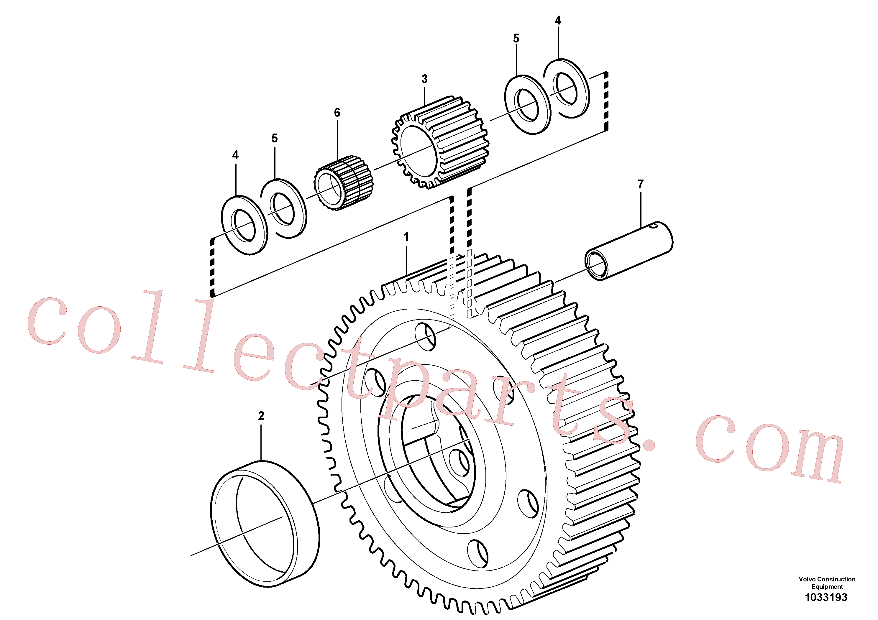 VOE17405347 for Volvo Planet kit, stage 5(1033193 assembly)