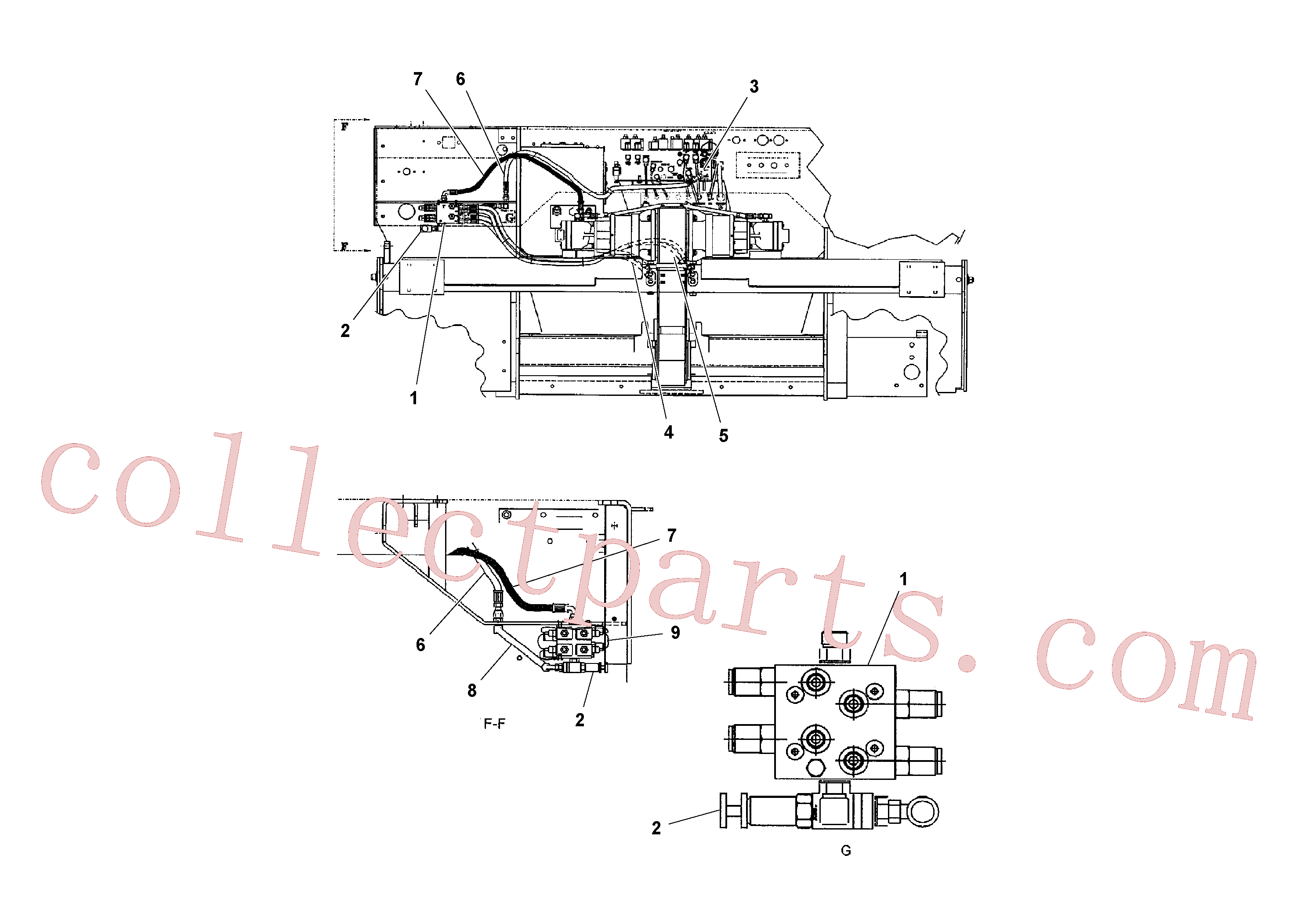 VOE13933866 for Volvo Hydraulic Arrangement(1041182 assembly)