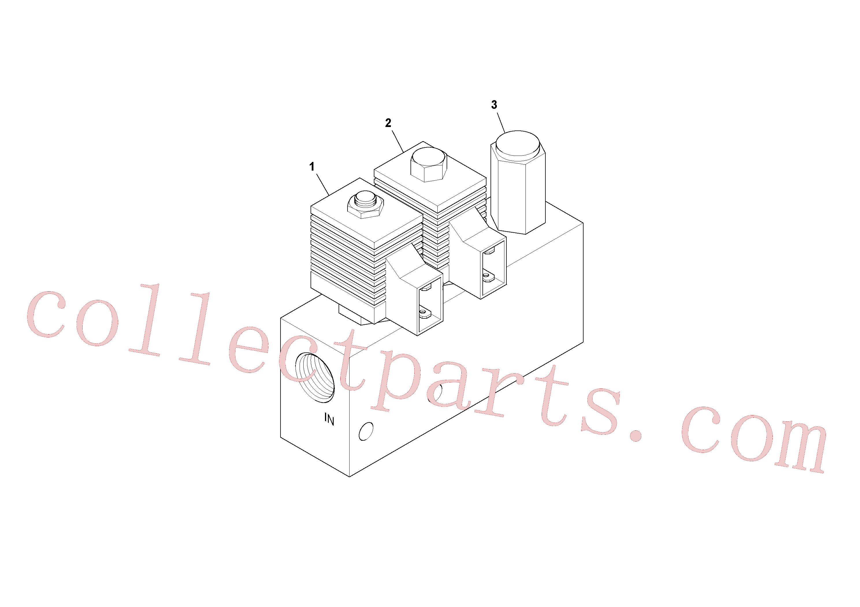 RM20176715 for Volvo Mixer/agitator Control Valve(1052082 assembly)