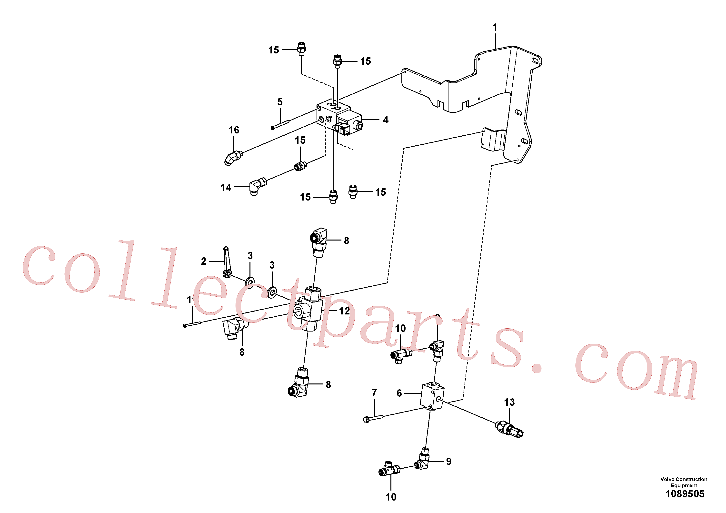 VOE11801687 for Volvo Hydraulic valve(1089505 assembly)