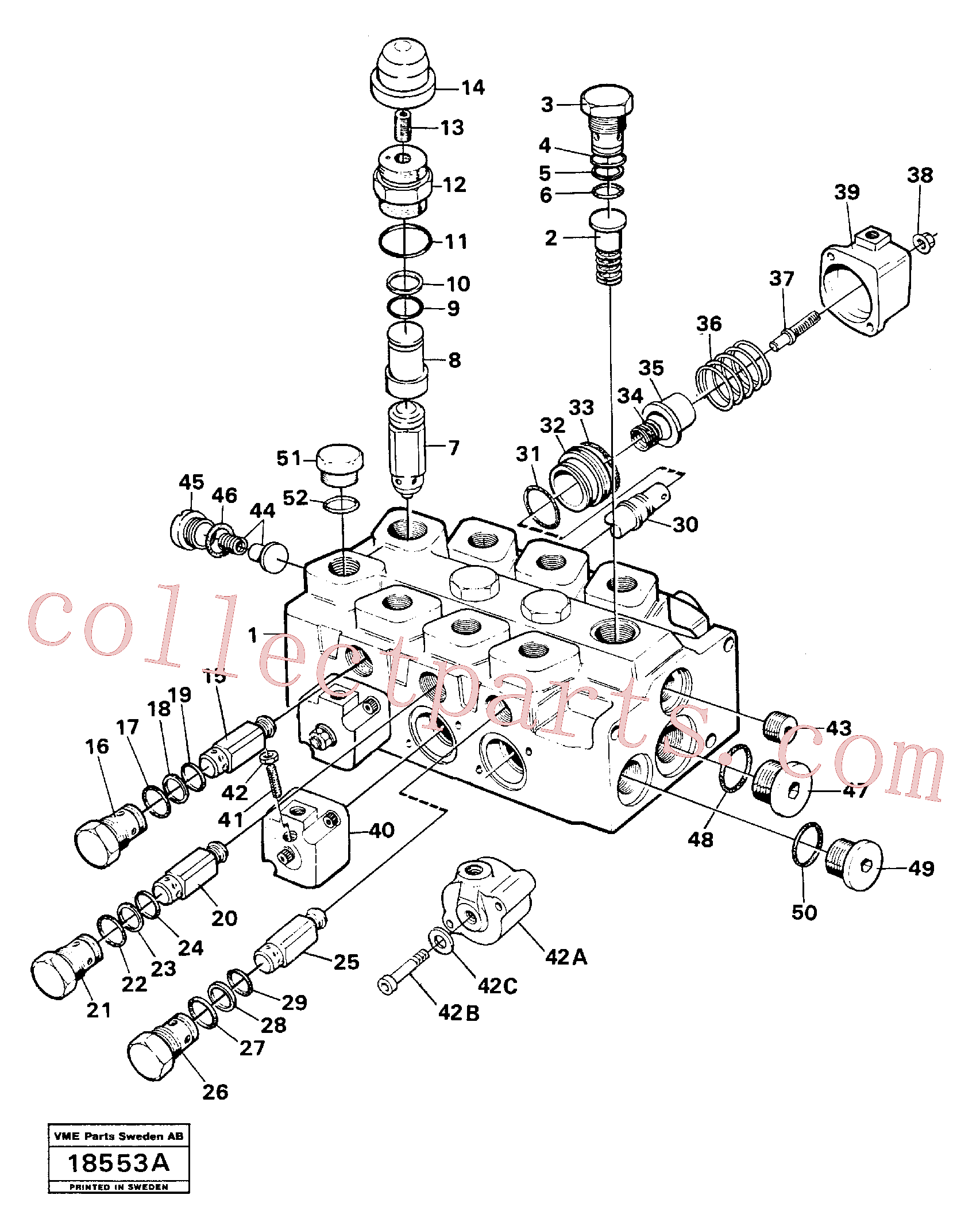 VOE942981 for Volvo Valves(18553A assembly)
