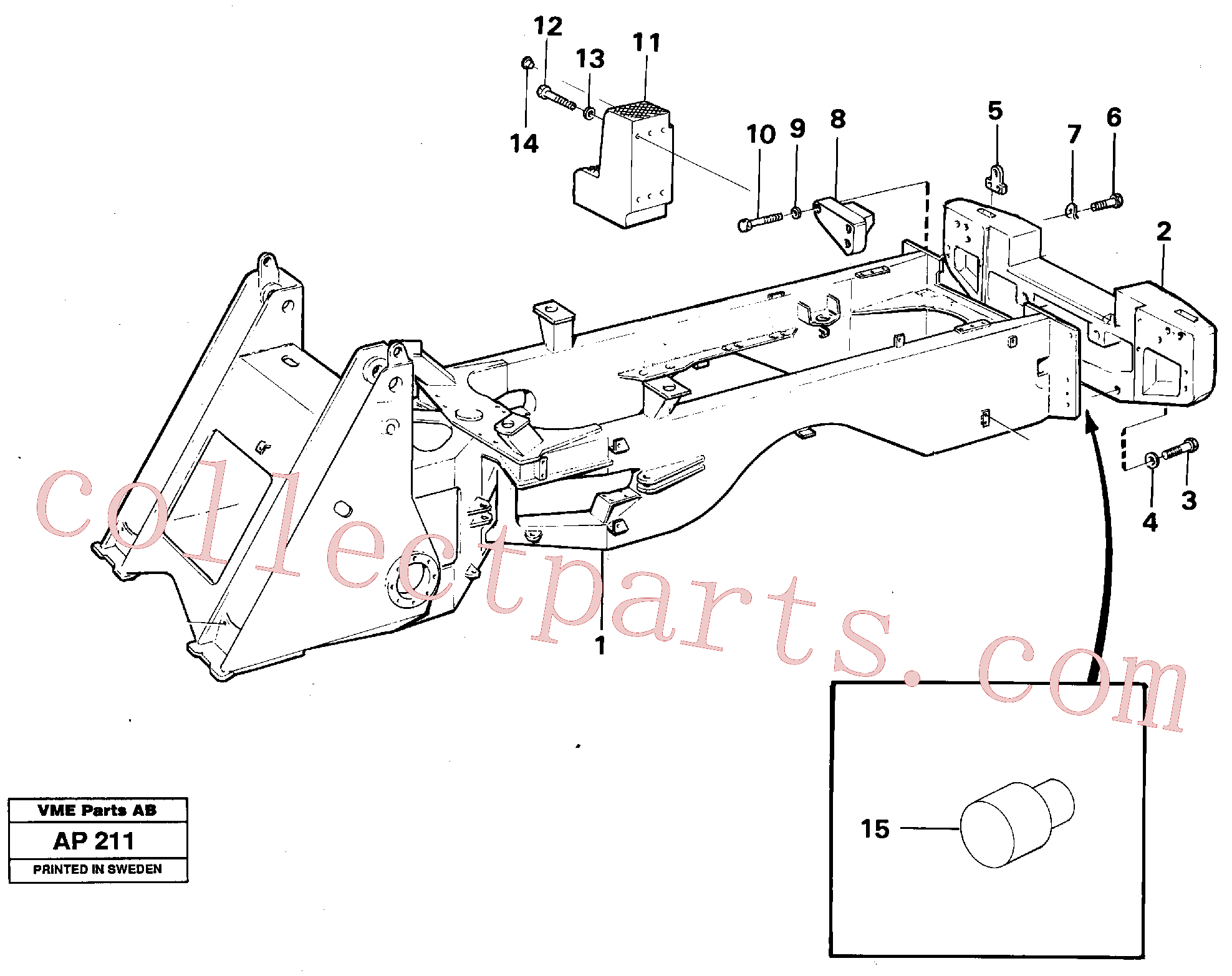 VOE955380 for Volvo Counterweight(AP211 assembly)