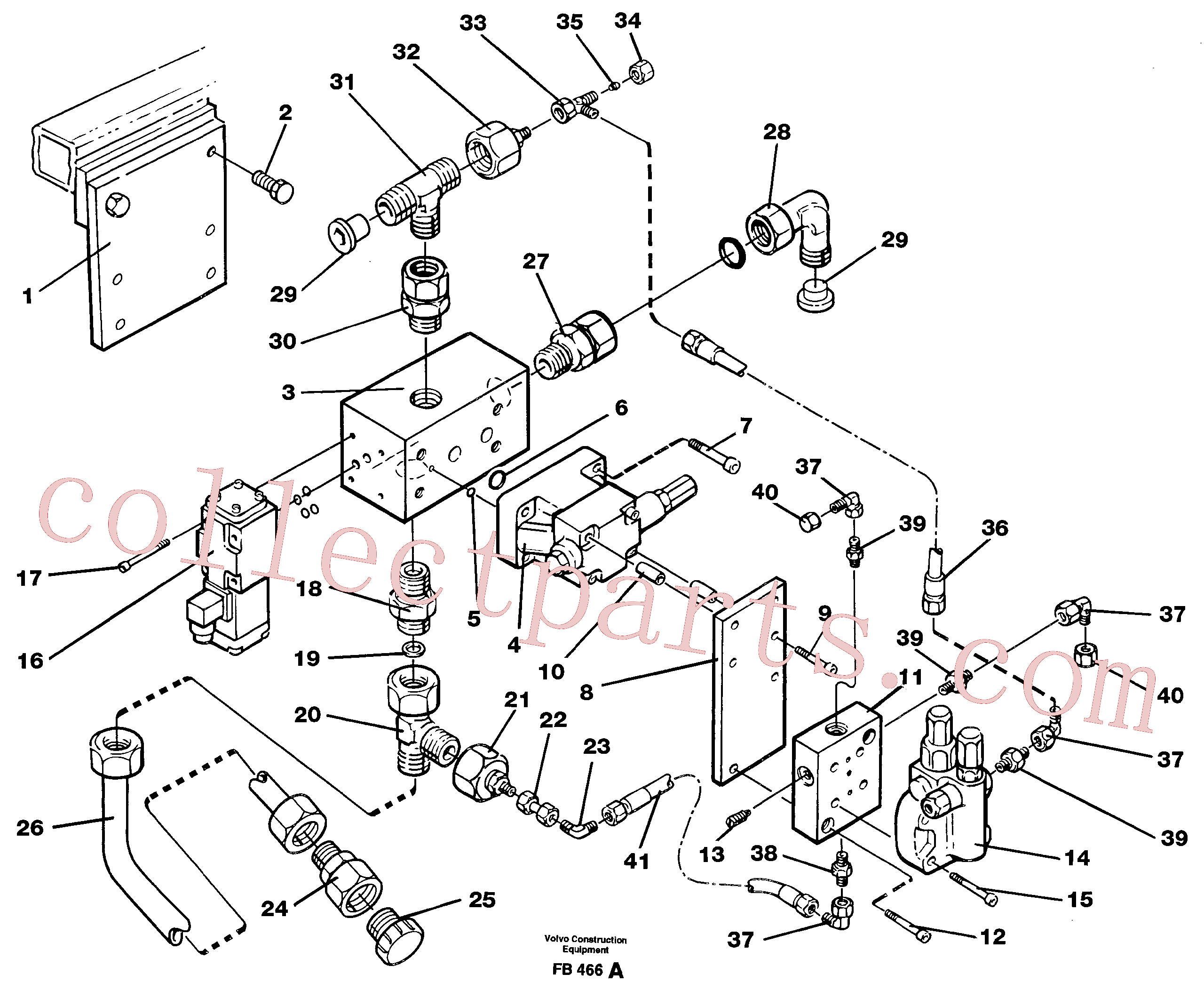 VOE14211065 for Volvo Magnet equipment, Älmhult, valve assembly(FB466A assembly)