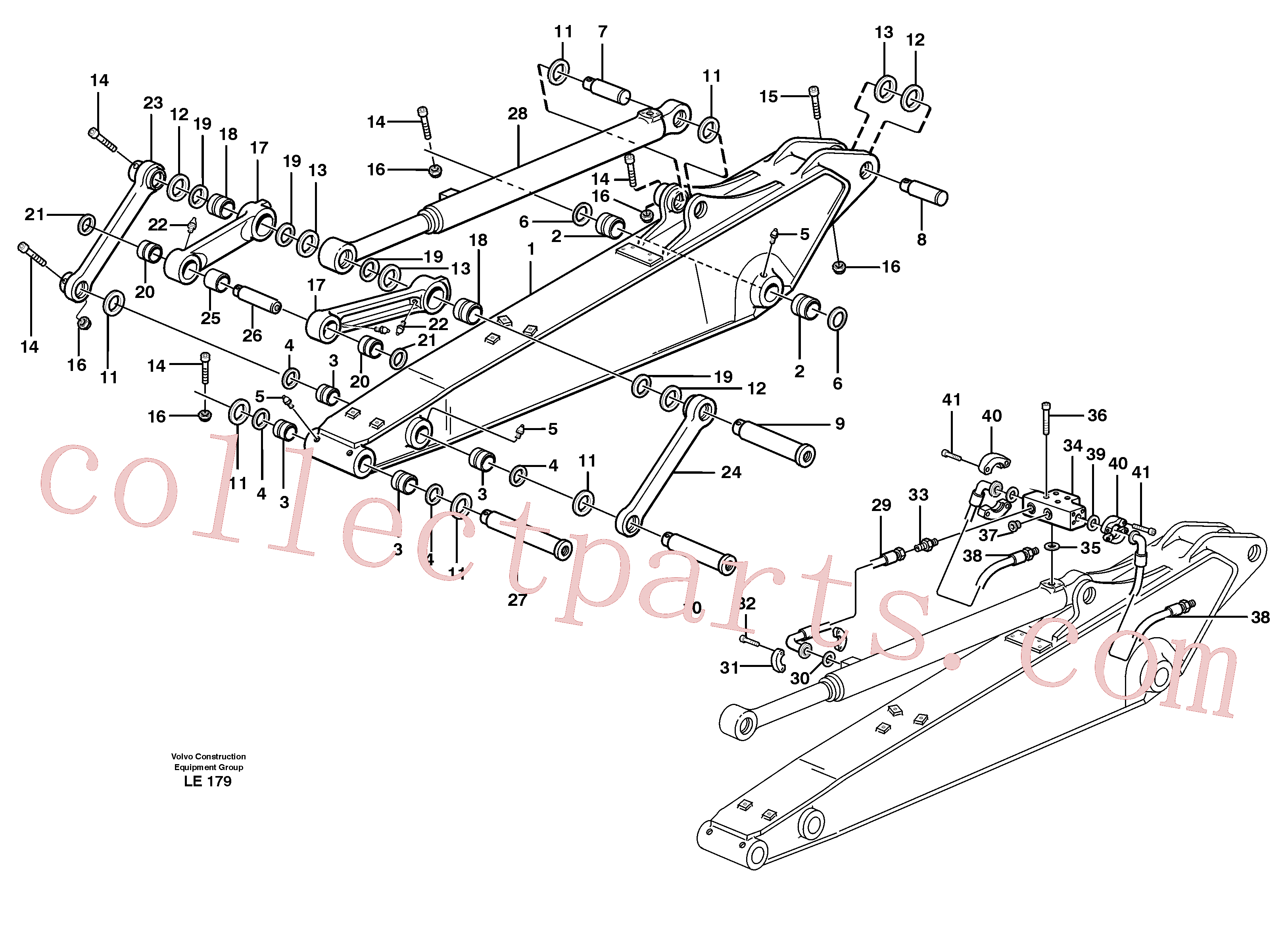 VOE14379740 for Volvo Dipper arm incl. connect.(LE179 assembly)